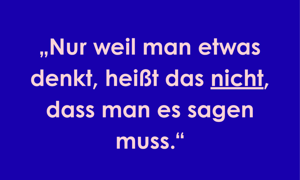 Zitat über Online-Kommentare und Selbstkontrolle im Internet, respektvoller Umgang